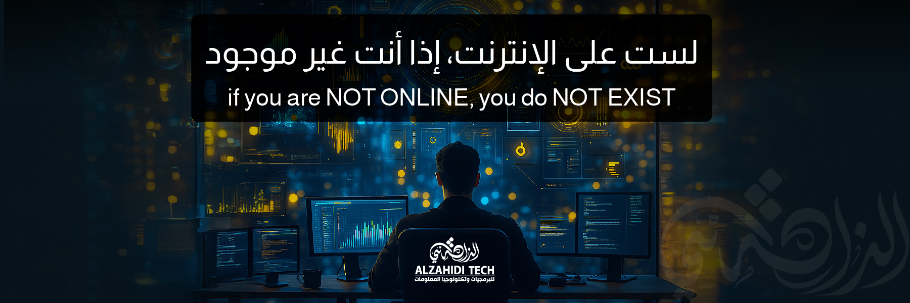 لست على الانترنت
