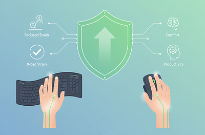 استخدام الماوس والكيبورد العاديات قد يسبب مشاكل صحية